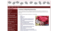 Desktop Screenshot of cochineal.info