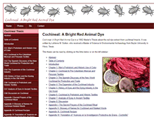 Tablet Screenshot of cochineal.info